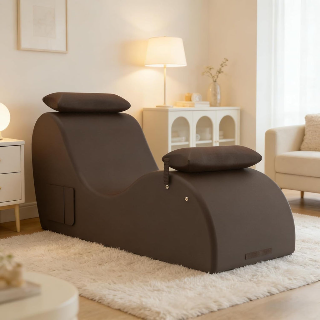 BronzeArc Brown Sex Chaise Lounge Chair