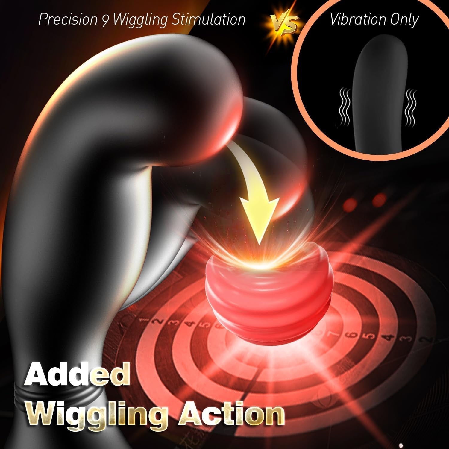 BullsEye Wiggling Prostate Massager Wand