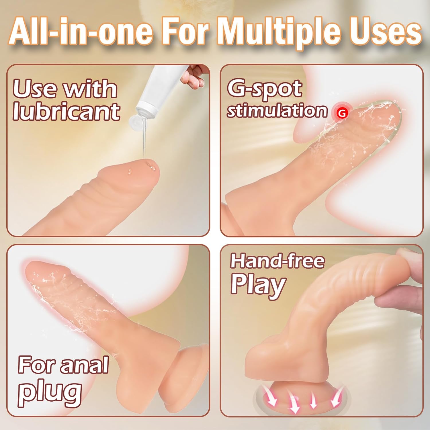 BumpFlex Textured Anal Dildo
