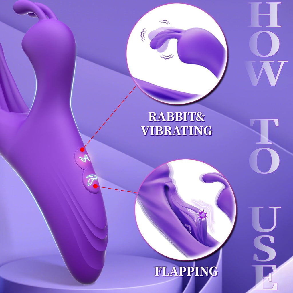 BunnyBliss Flapping Vibrator – 7 Vibration Modes