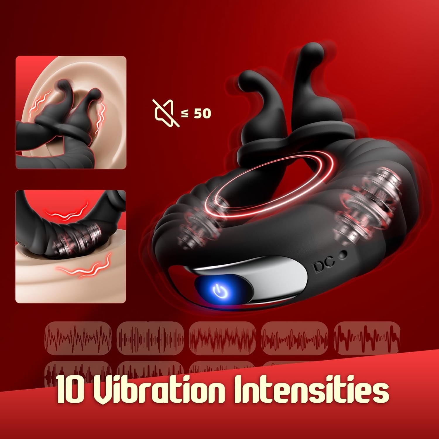 BunnyClasp Dual Vibe Penis Ring