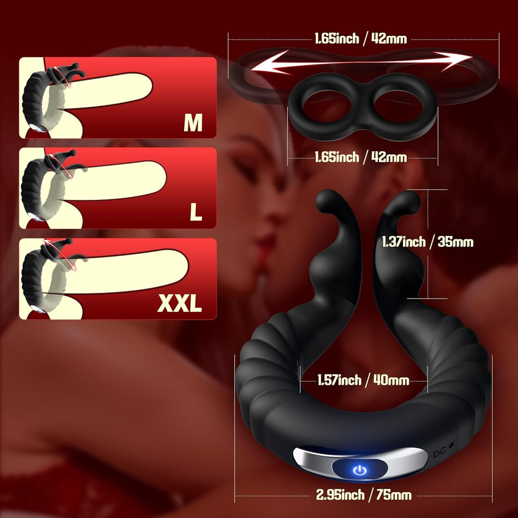 BunnyClasp Dual Vibe Penis Ring