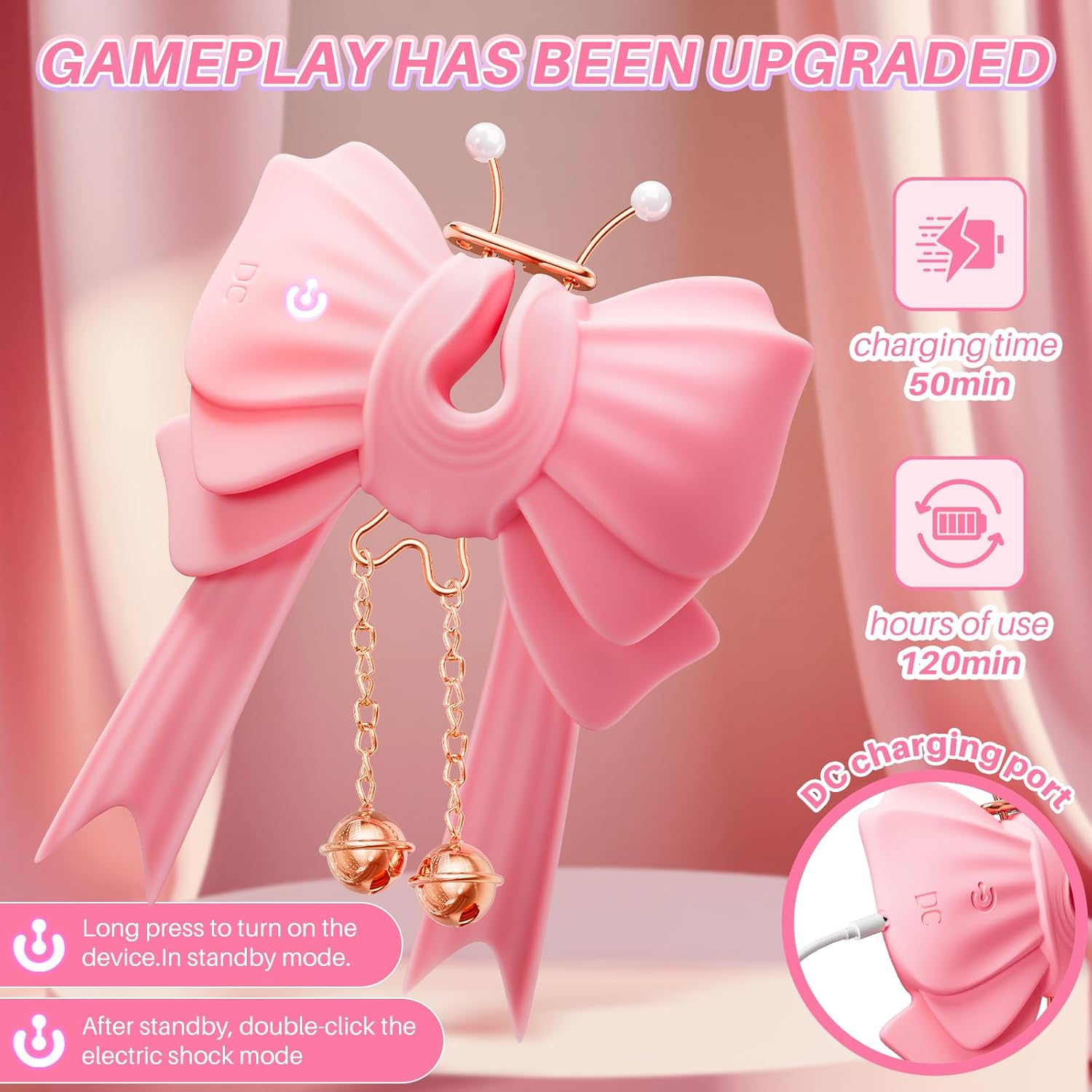 ButterflyPulse BDSM Shock Nipple Clamps