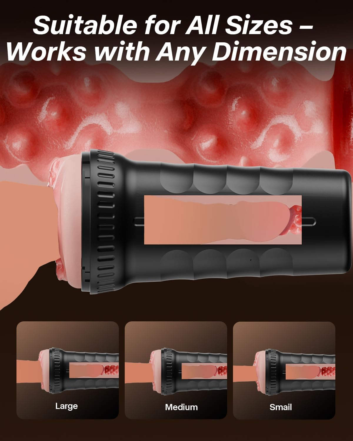 NoirStroke Realistic Pocket Pussy Stroker Fleshlight