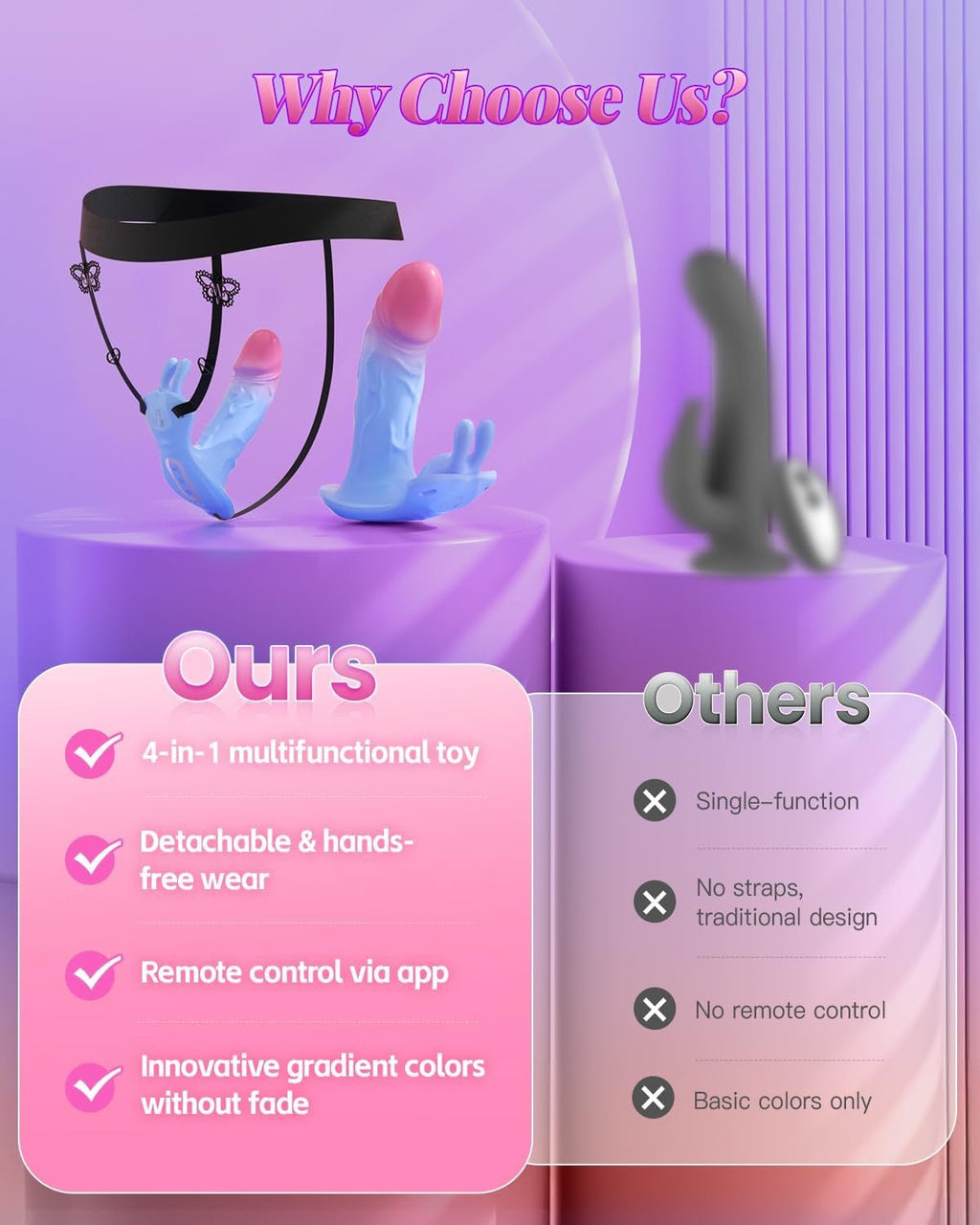 CandyMotion App Control Thrusting Panty Vibrator