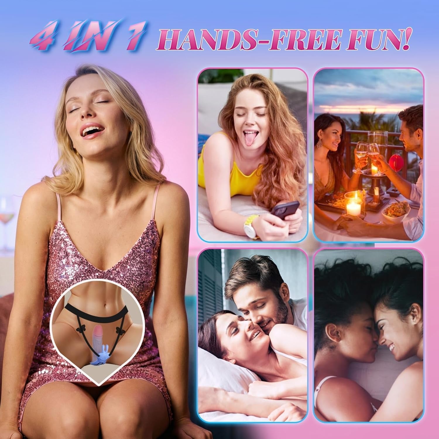 CandyMotion App Control Thrusting Panty Vibrator