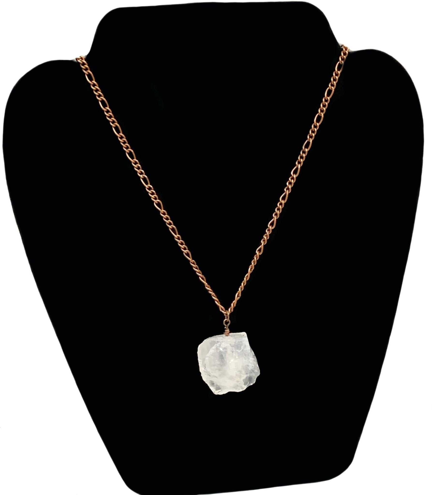 Cassiopeia Authentic Raw Clear Quartz Handmade Pendant Necklace