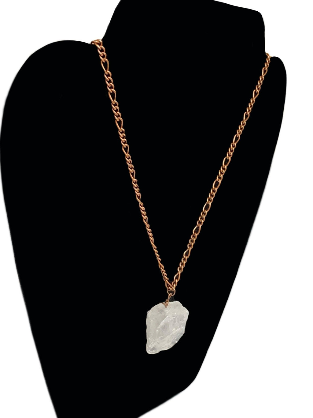 Cassiopeia Authentic Raw Clear Quartz Handmade Pendant Necklace