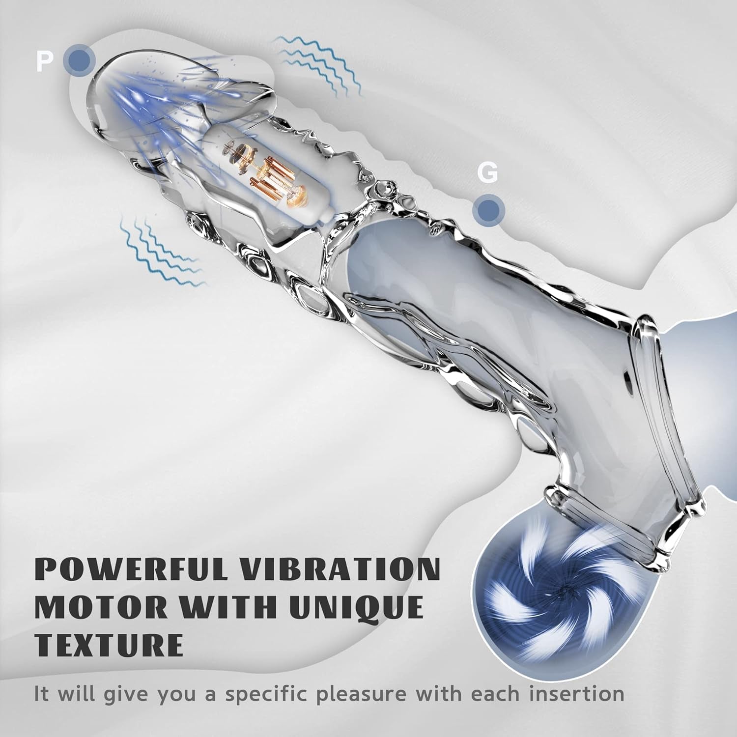 ClearCharge Vibrating Penis Sleeve Extender