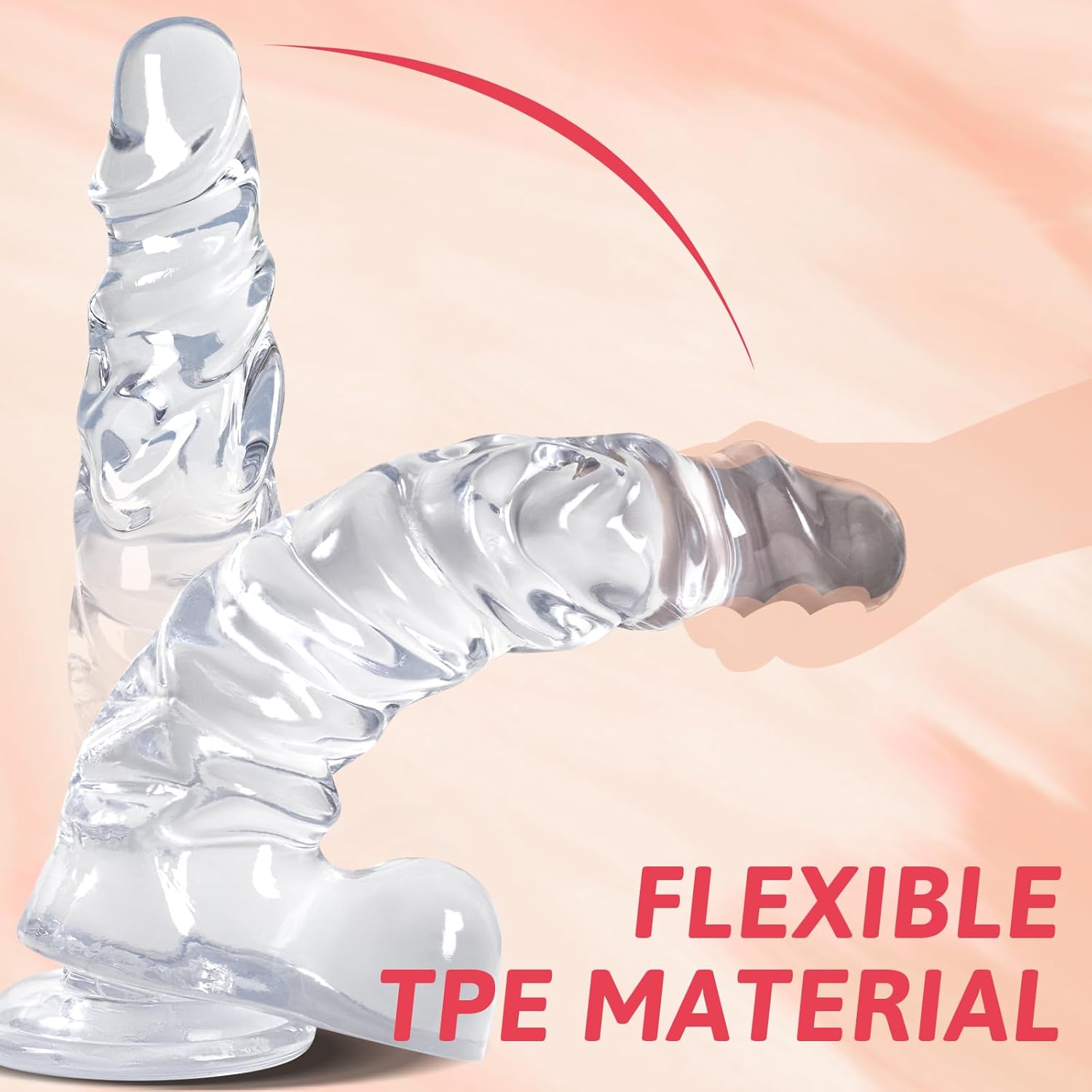 ClearCrave 11.8" Muscled Dildo