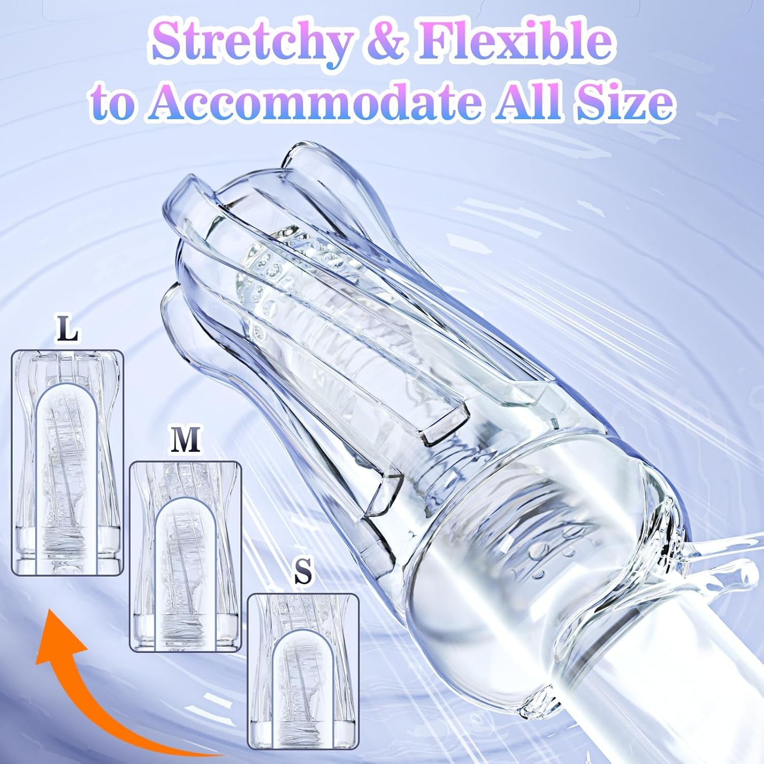 ClearStroke Transparent Suction Fleshlight