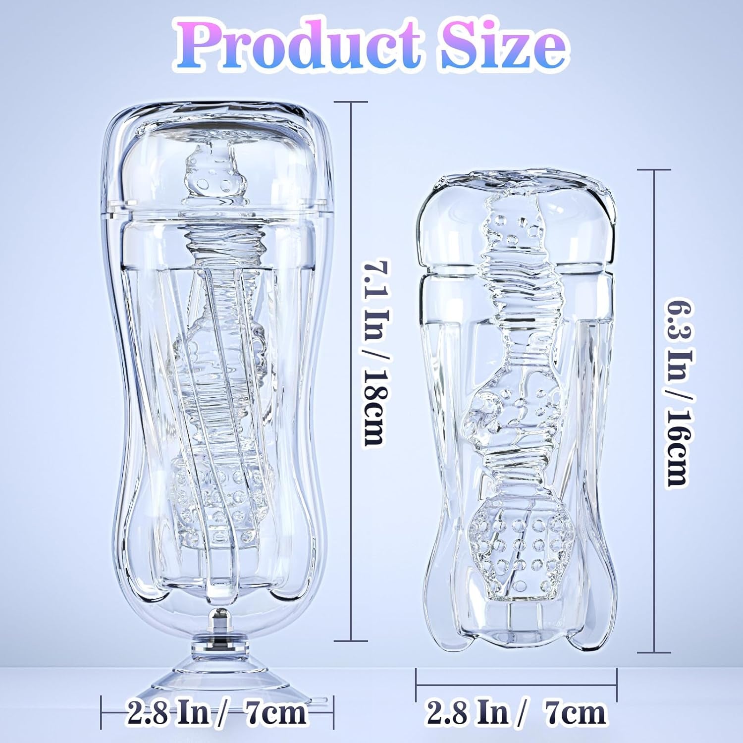 ClearStroke Transparent Suction Fleshlight