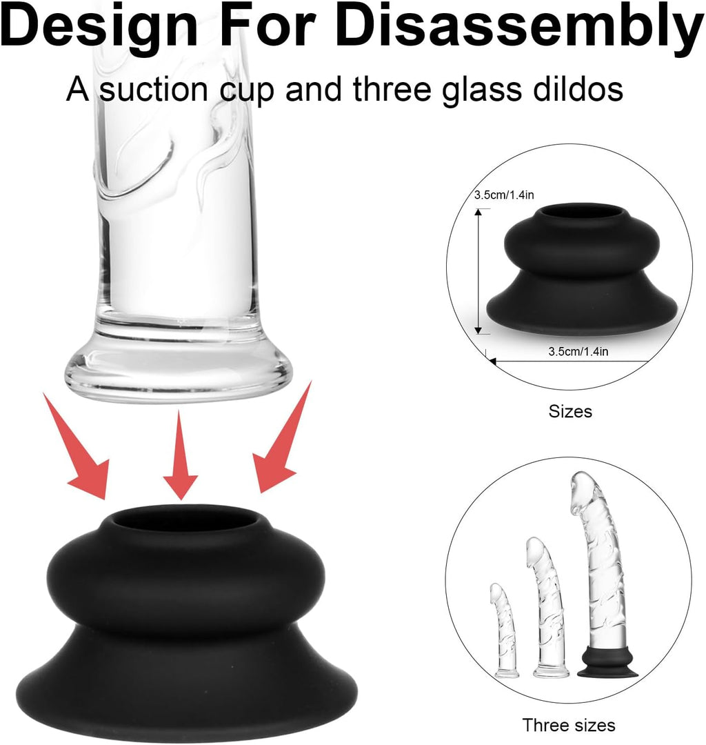 ClearThrust Glass Dildo Trainer Set