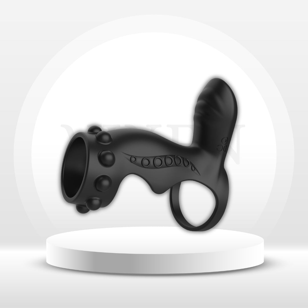 ClimaxLock Vibrating Cock Sleeve & Clit Massager