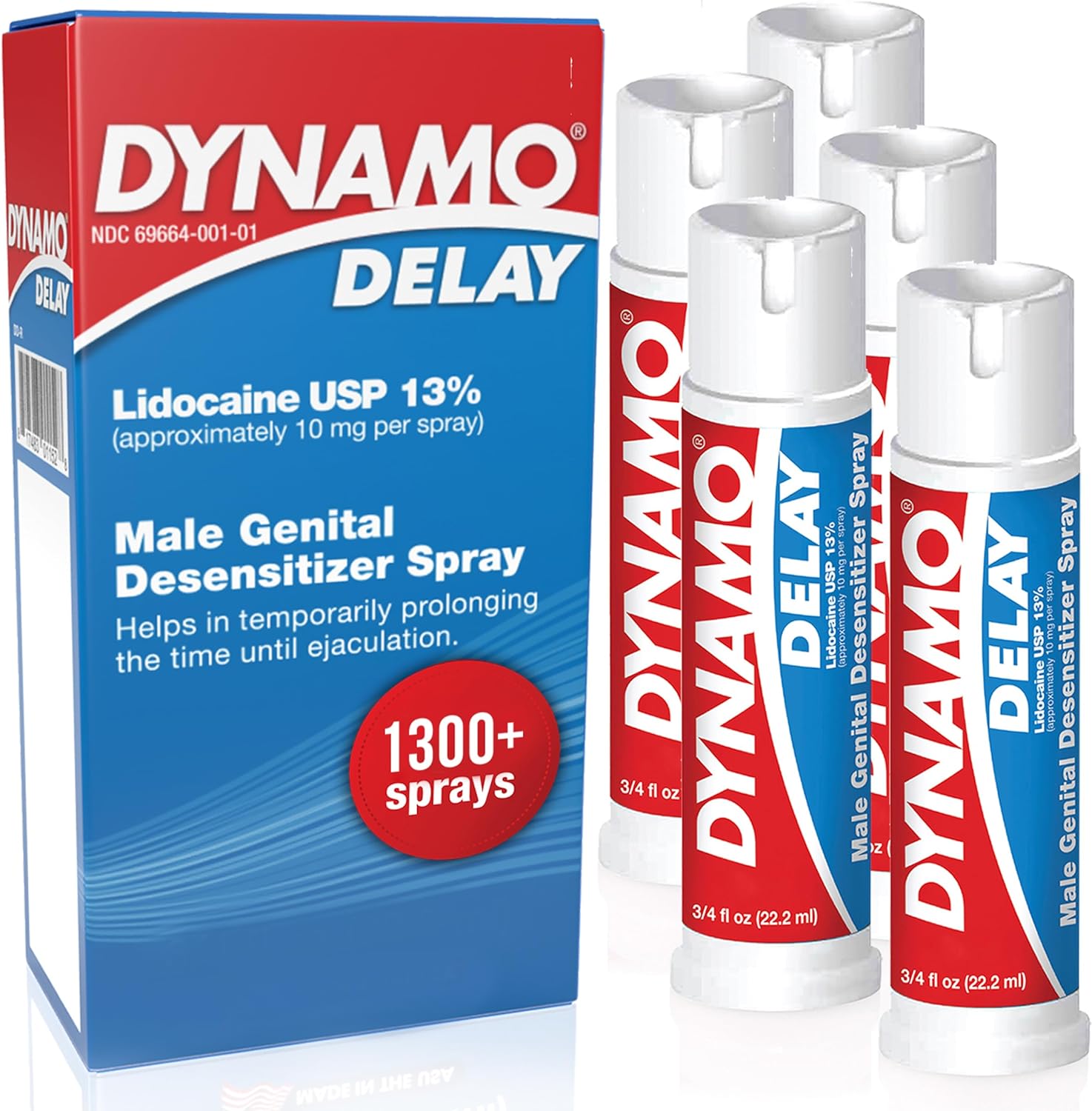 ClimaxPro Delay Spray for Men - 5 Pack