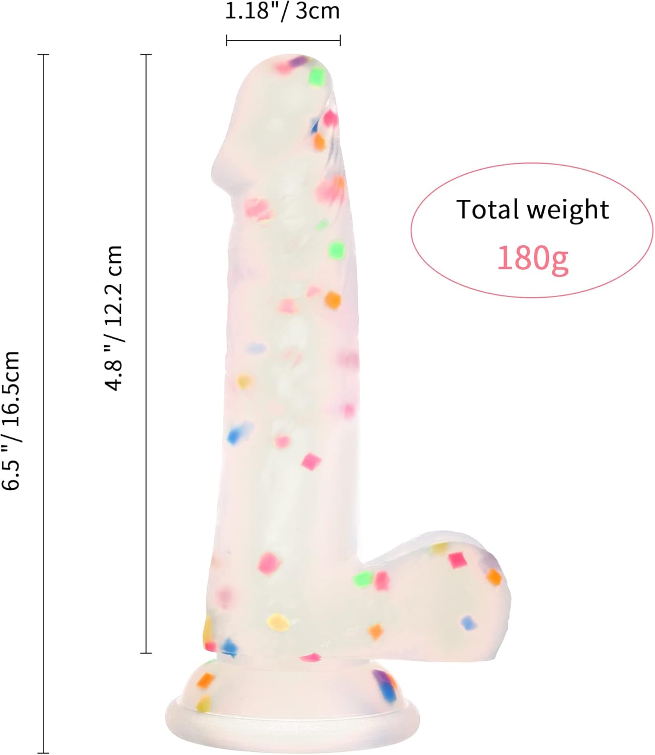 ColorThrust 6.5" Silicone Dildo