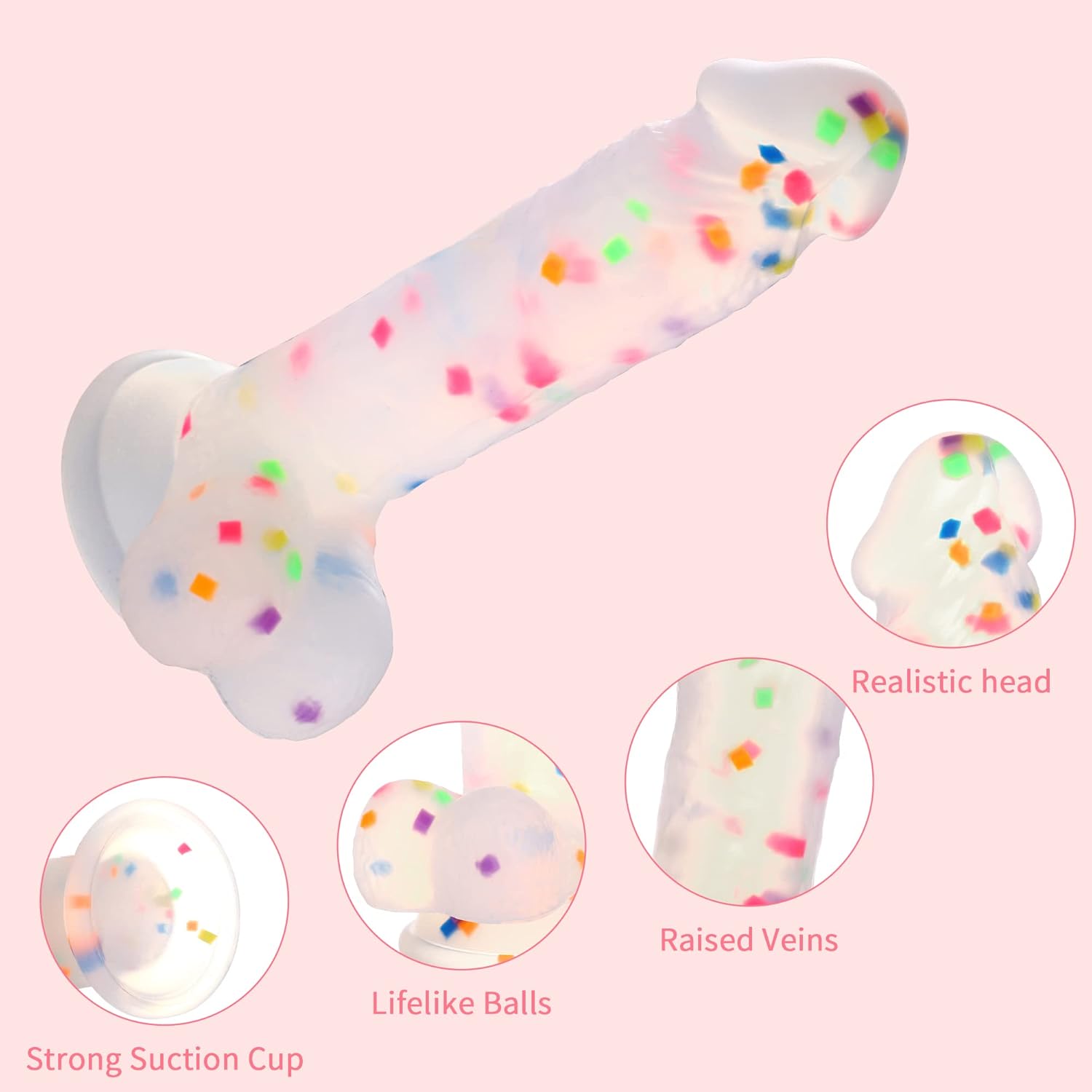 ColorThrust 6.5" Silicone Dildo