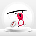 ControlCurve App Remote Couples Vibrator