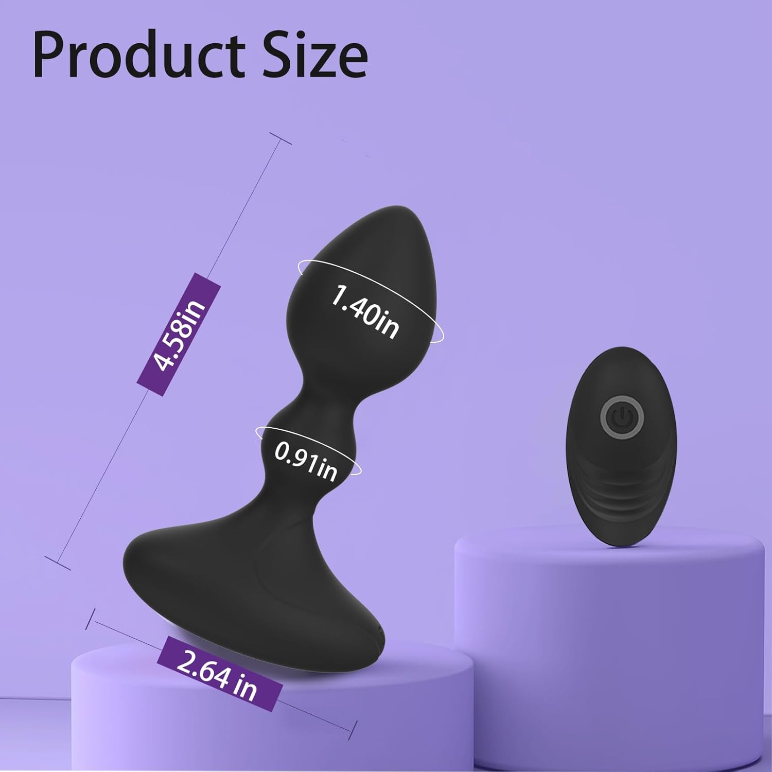 ControlPlug Anal Clitoral & G-Spot Vibrator