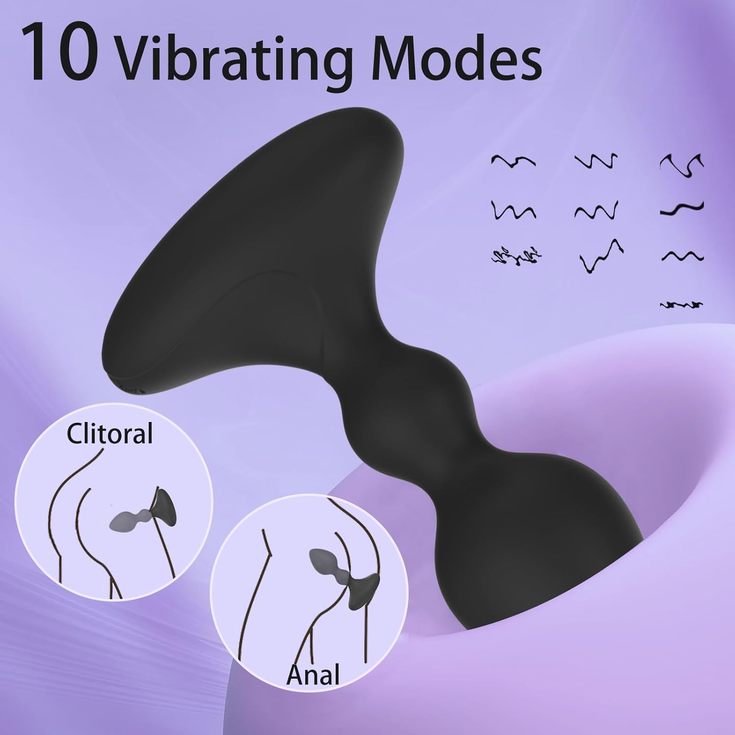 ControlPlug Anal Clitoral & G-Spot Vibrator