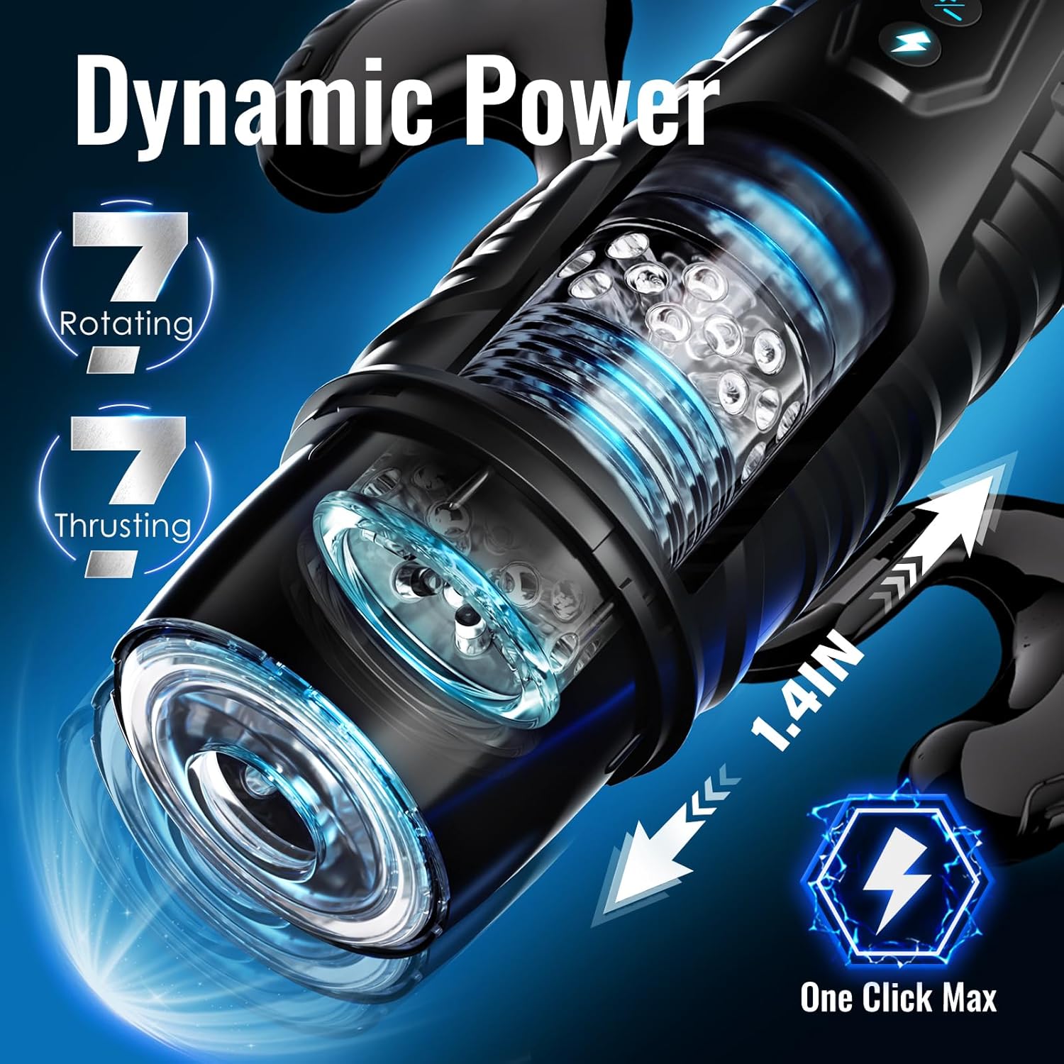 CoreDrive Thrusting Rotating Male Masturbator