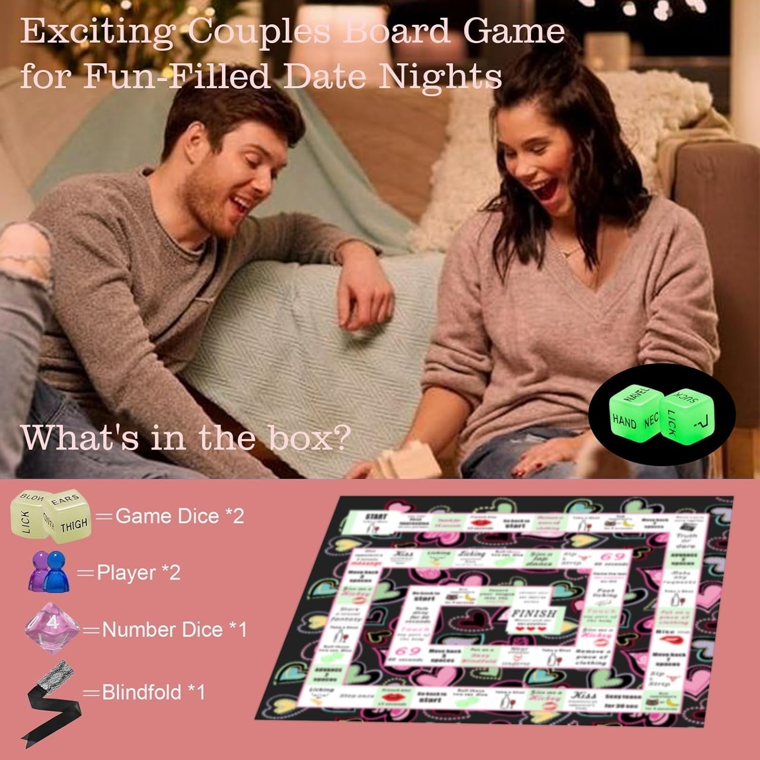 Couples Intimate Date Night Board Game