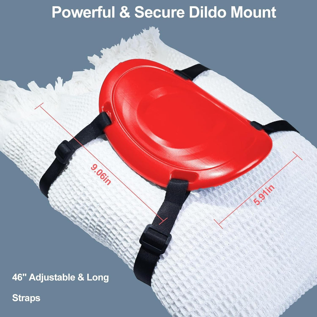 CrimsonRide Suction Cup Dildo Saddle Mount