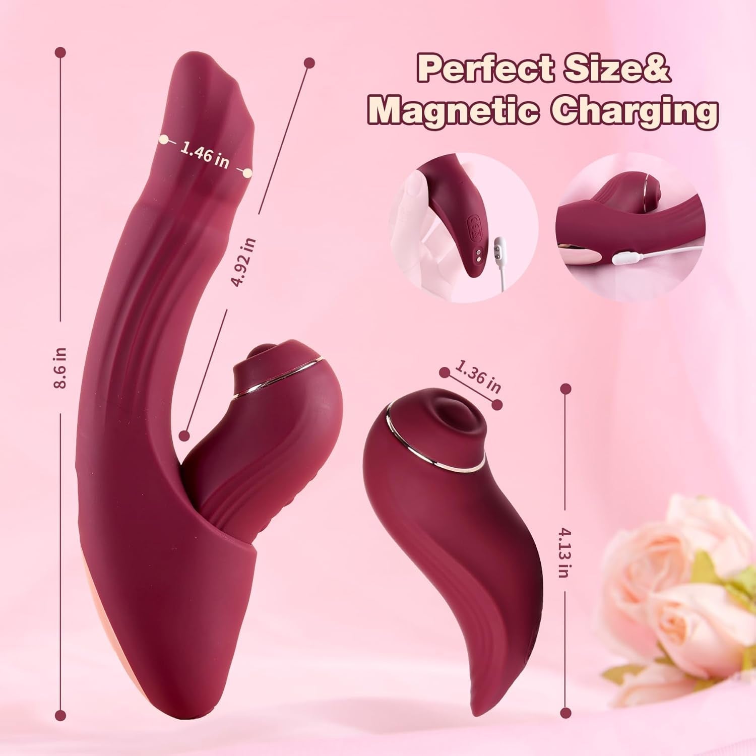 CrimsonSync 6X Dual Thrust Rabbit Vibrator