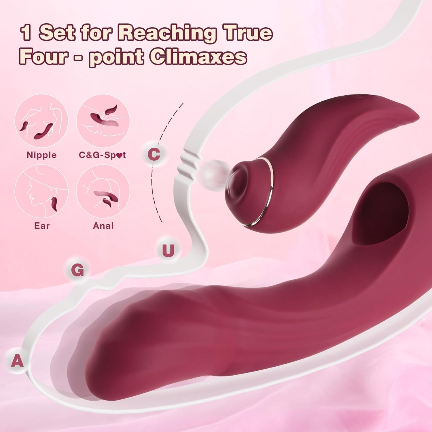 CrimsonSync 6X Dual Thrust Rabbit Vibrator