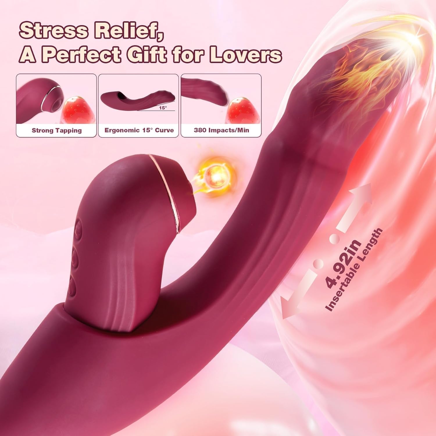 CrimsonSync 6X Dual Thrust Rabbit Vibrator