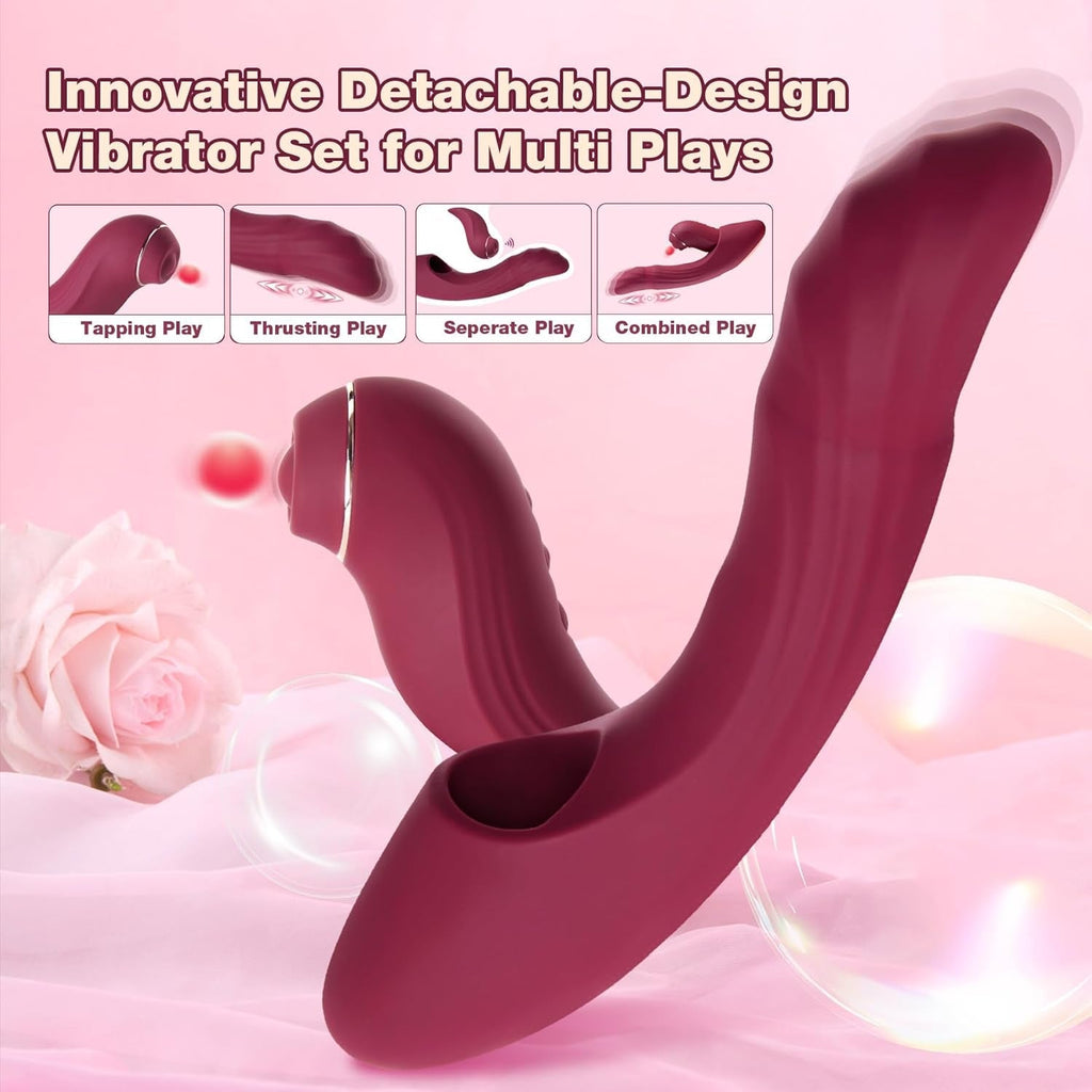 CrimsonSync 6X Dual Thrust Rabbit Vibrator