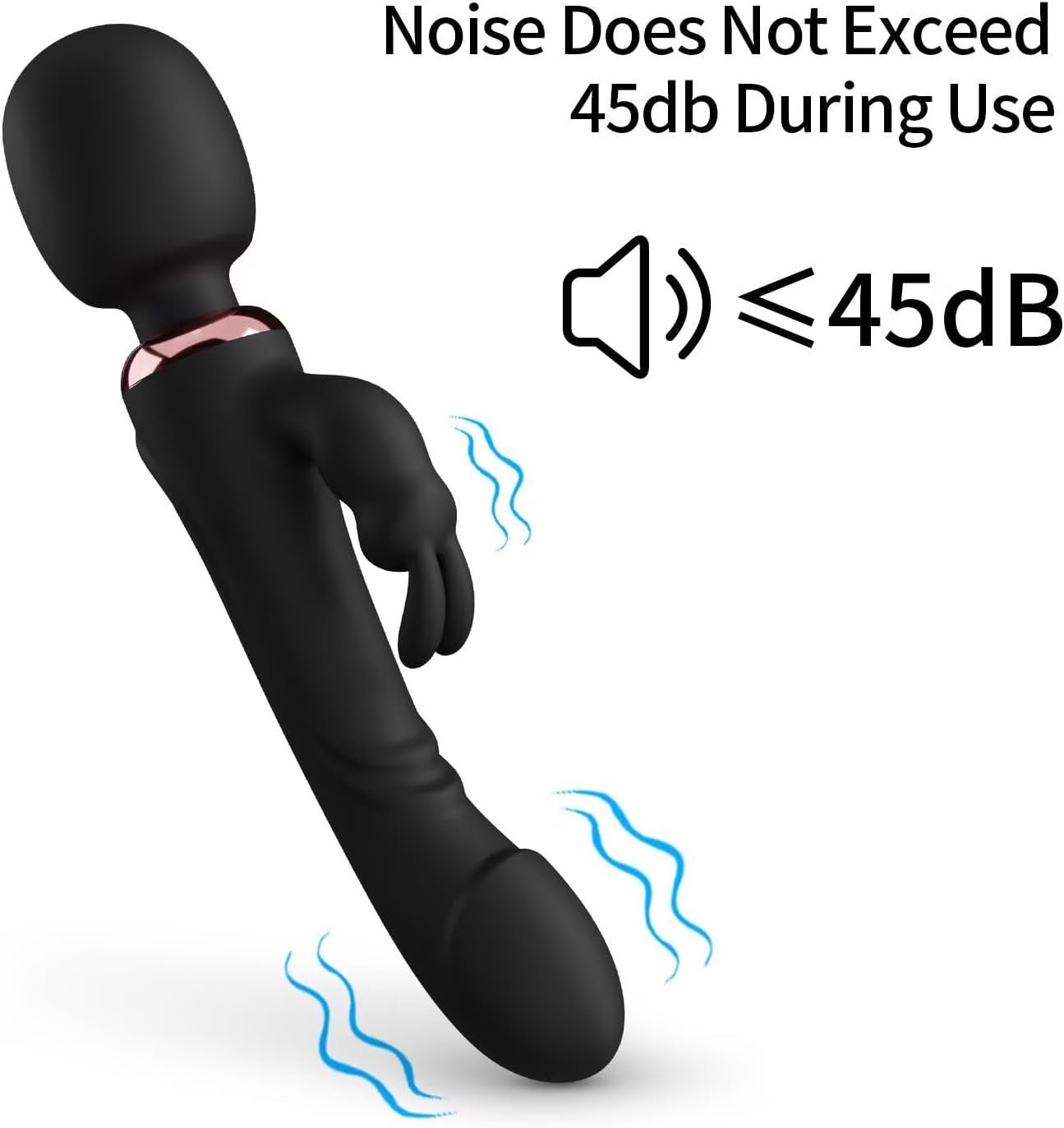 CrimsonTriad Triple Stimulation Rabbit Dildo Wand