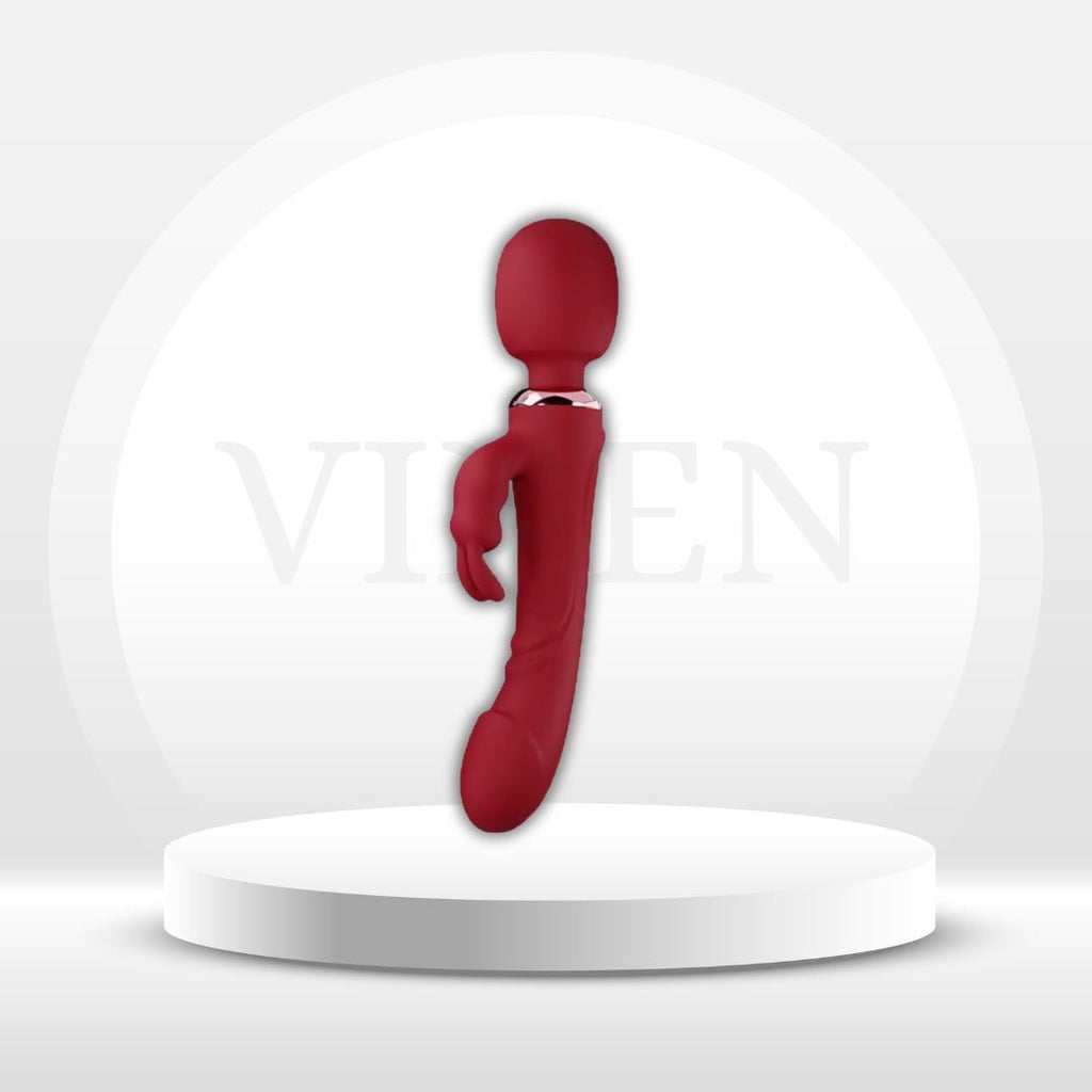 CrimsonTriad Triple Stimulation Rabbit Dildo Wand
