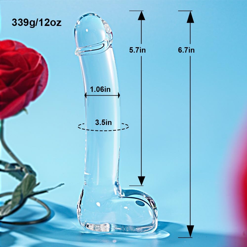 CrystalCurve Small Glass Dildo