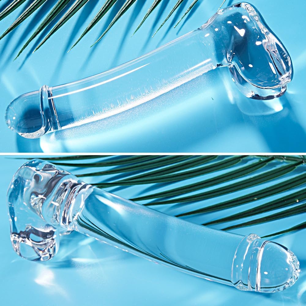 CrystalCurve Small Glass Dildo