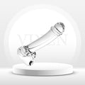 CrystalCurve Small Glass Dildo