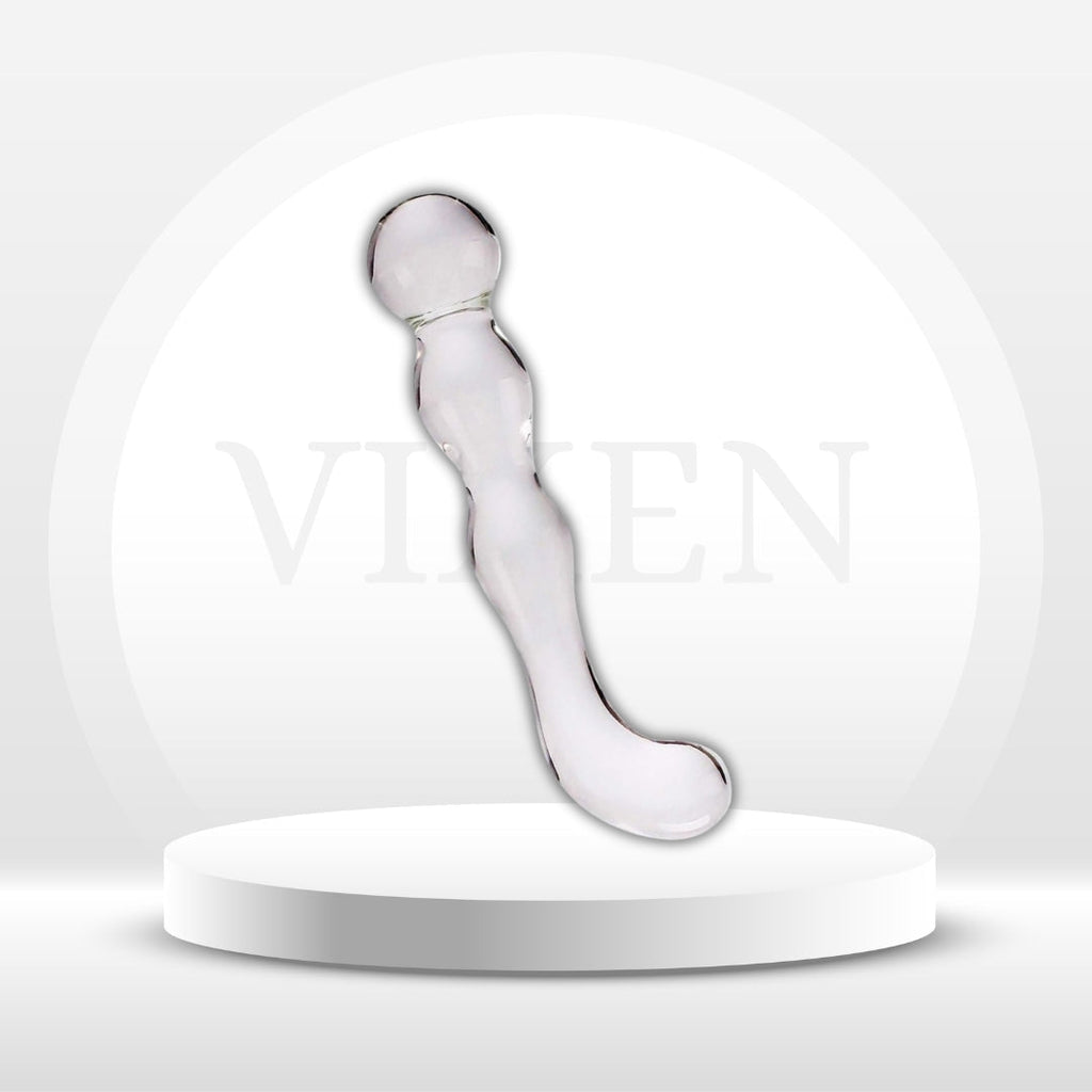 CrystalDual Crystal Glass Dual Ended Anal Plug