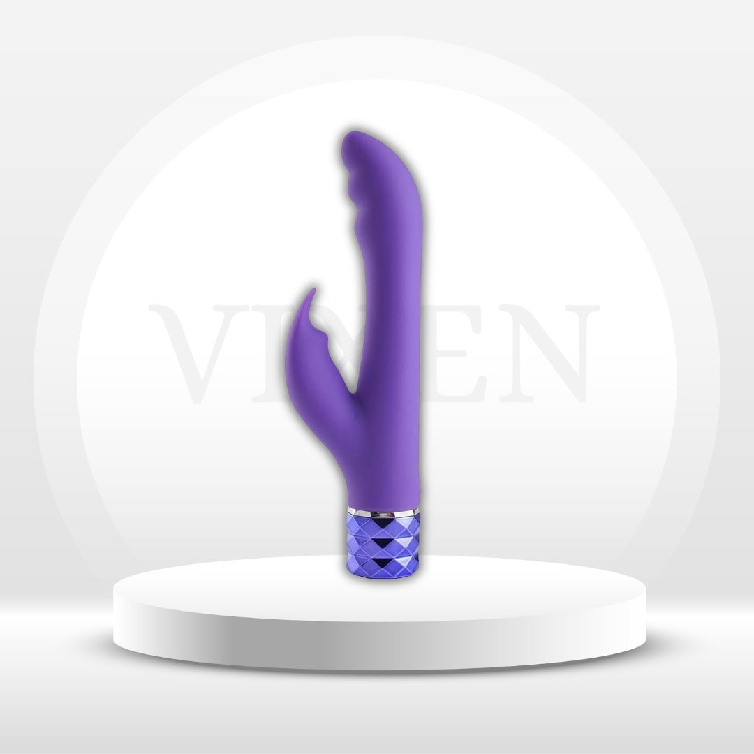 CrystalGem Silicone Rabbit Vibrator