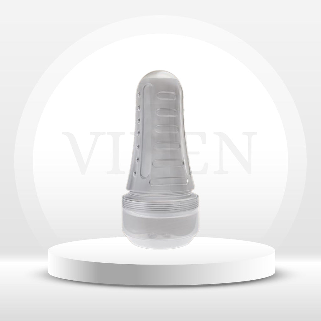 CrystalGrip Transparent Suction Fleshlight Stroker