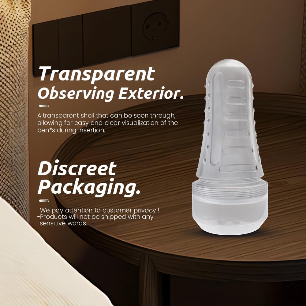 CrystalGrip Transparent Suction Fleshlight Stroker