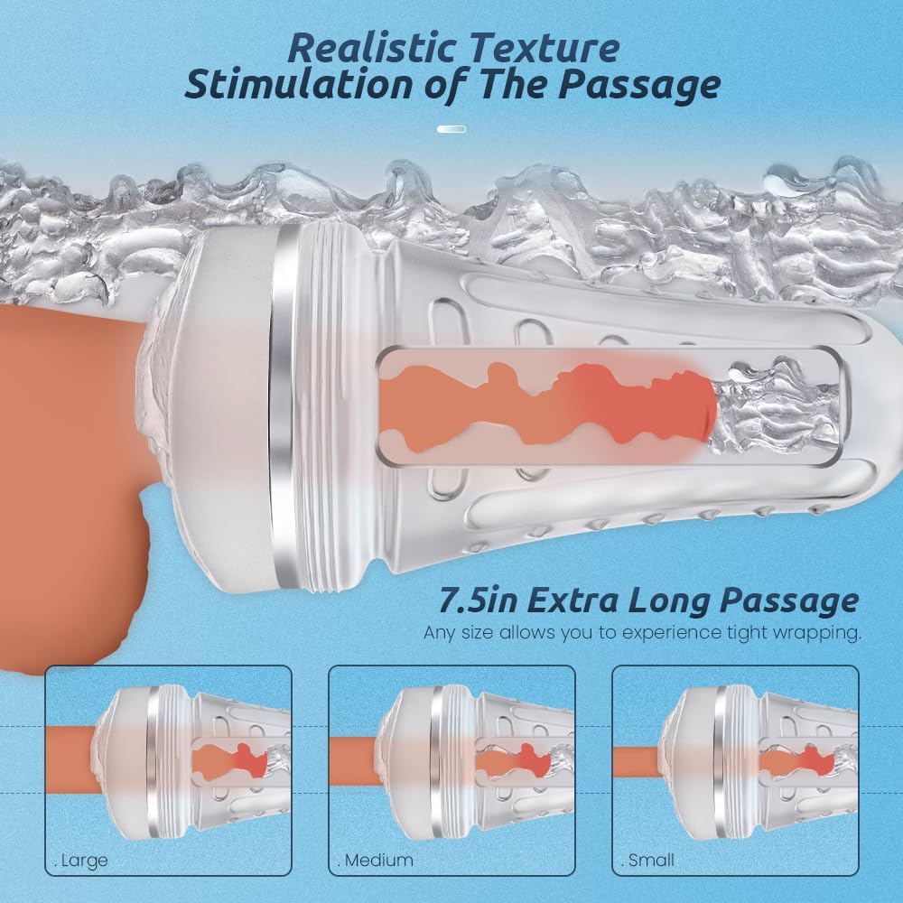 CrystalGrip Transparent Suction Fleshlight Stroker