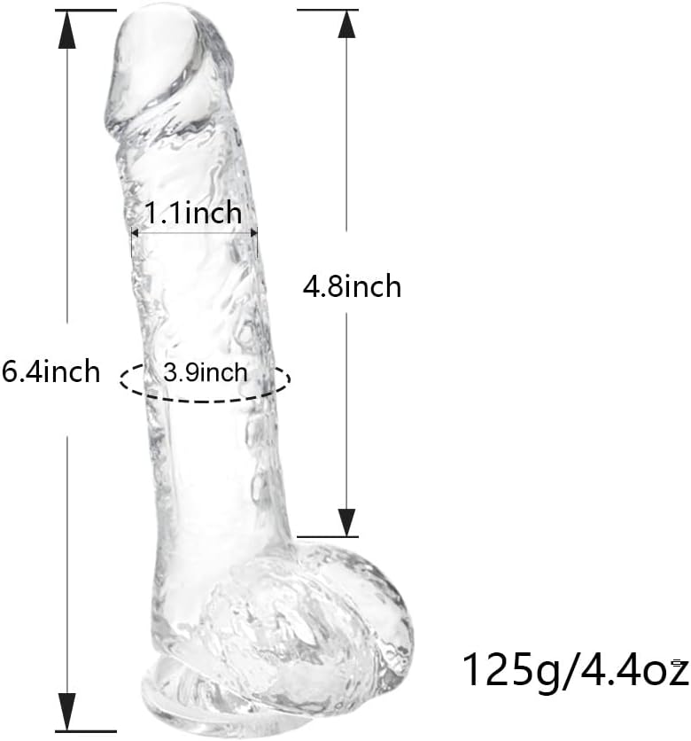 CrystalRide 6.4" Realistic Dildo