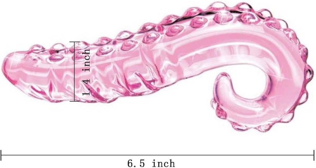 CrystalTentacle Pink Glass Tentacle Dildo