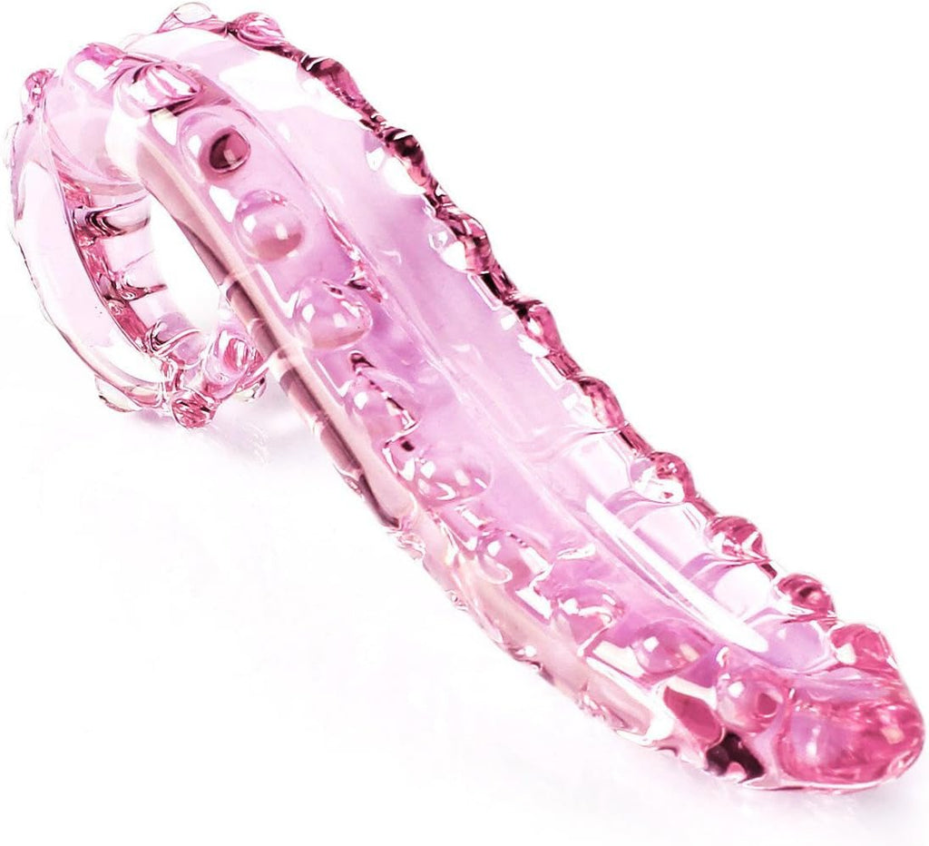 CrystalTentacle Pink Glass Tentacle Dildo