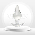 CrystalThrust Glass Anal Plug