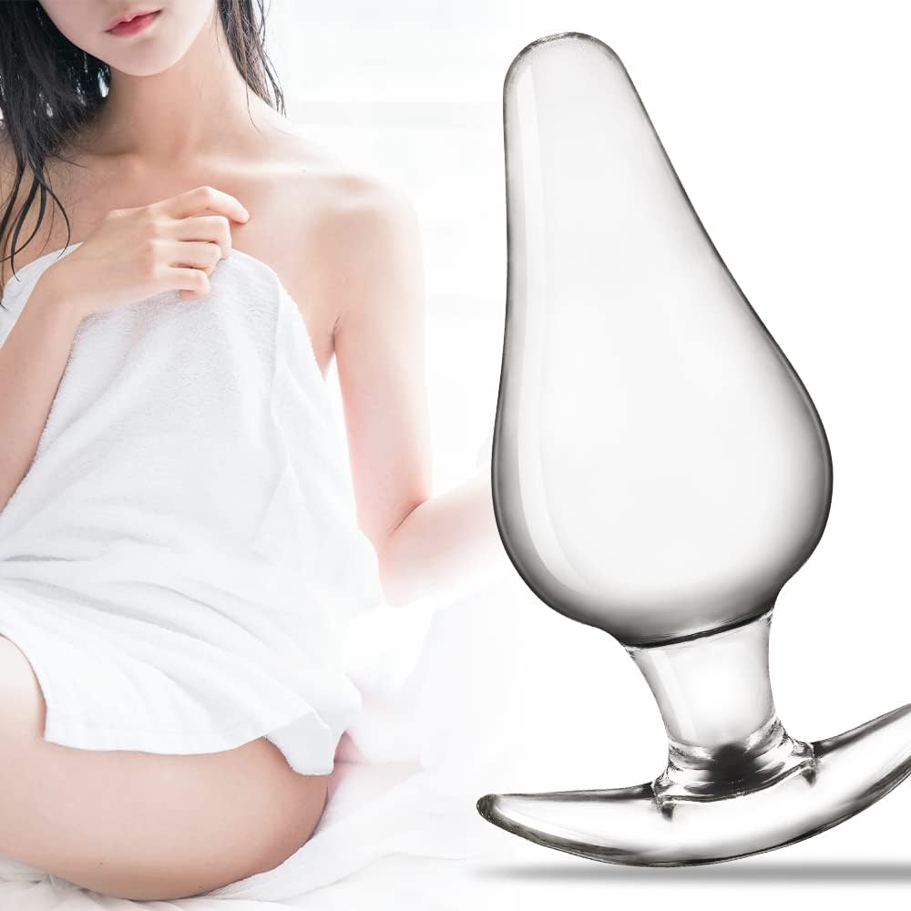 CrystalThrust Glass Anal Plug