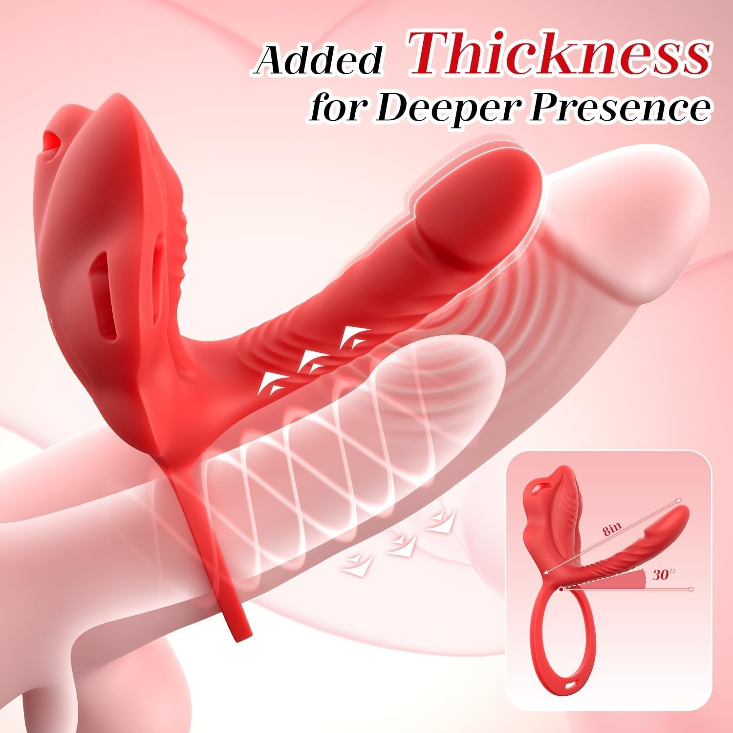 CurveBloom Wearable G-Spot Couples Vibrator