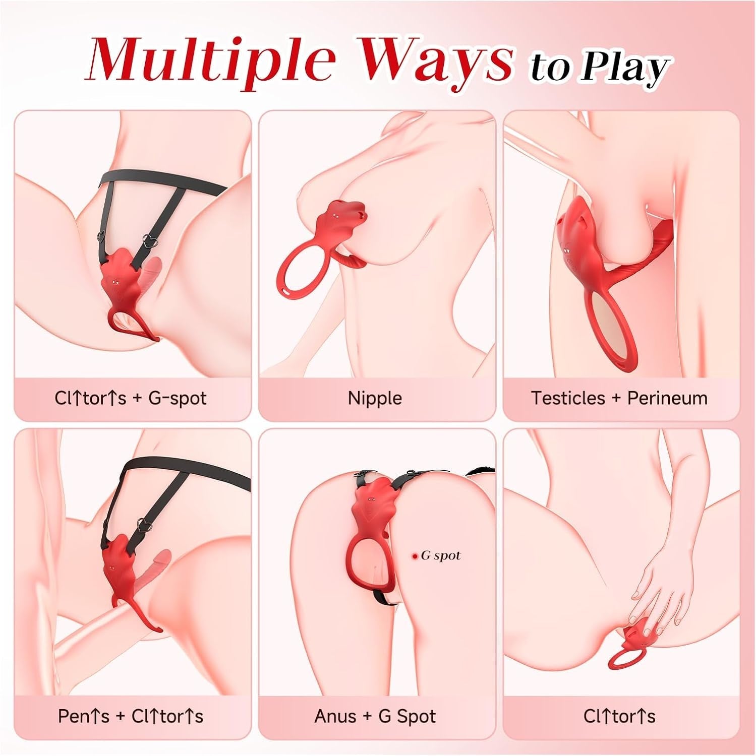 CurveBloom Wearable G-Spot Couples Vibrator