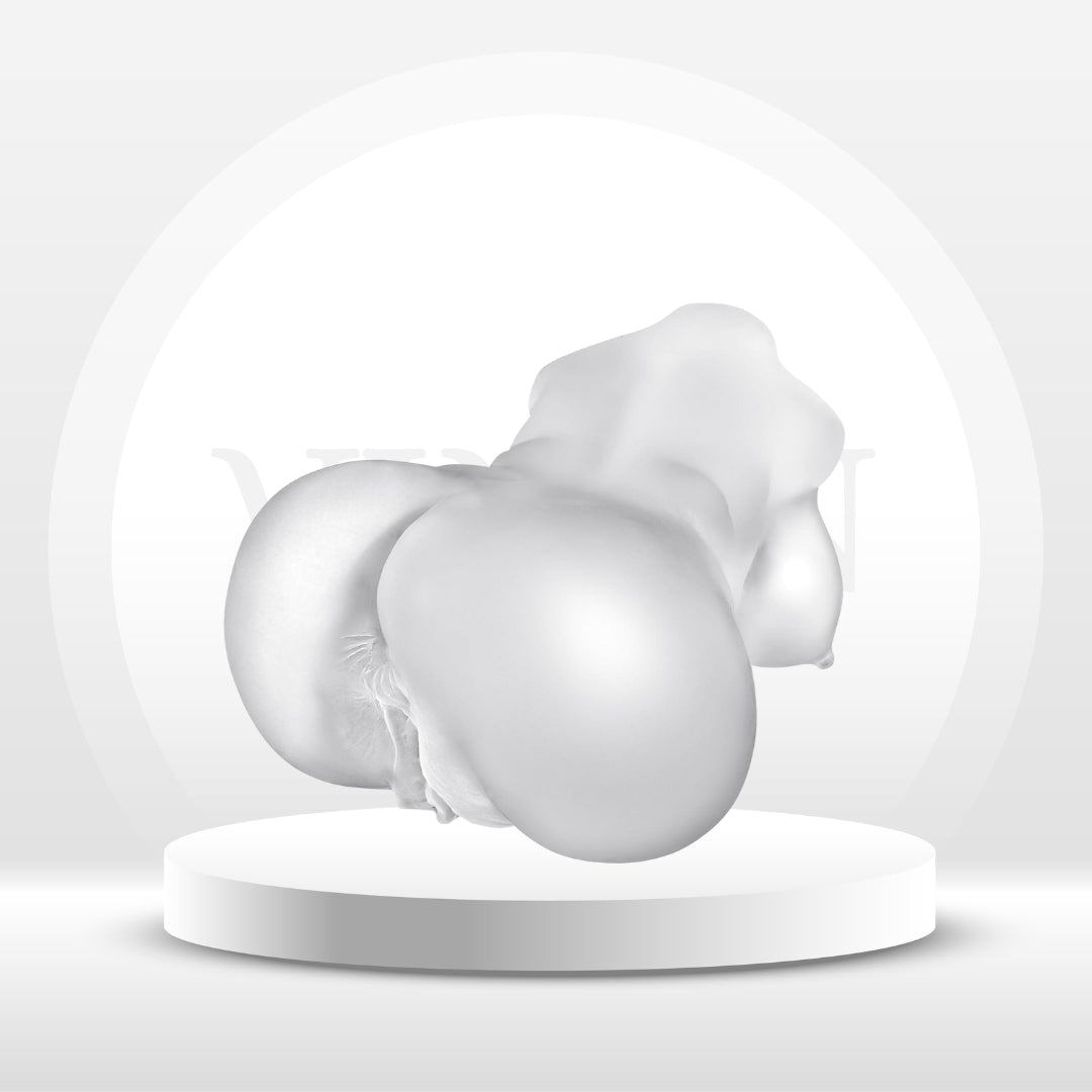 CurveCrave Transparent Sex Doll Stroker