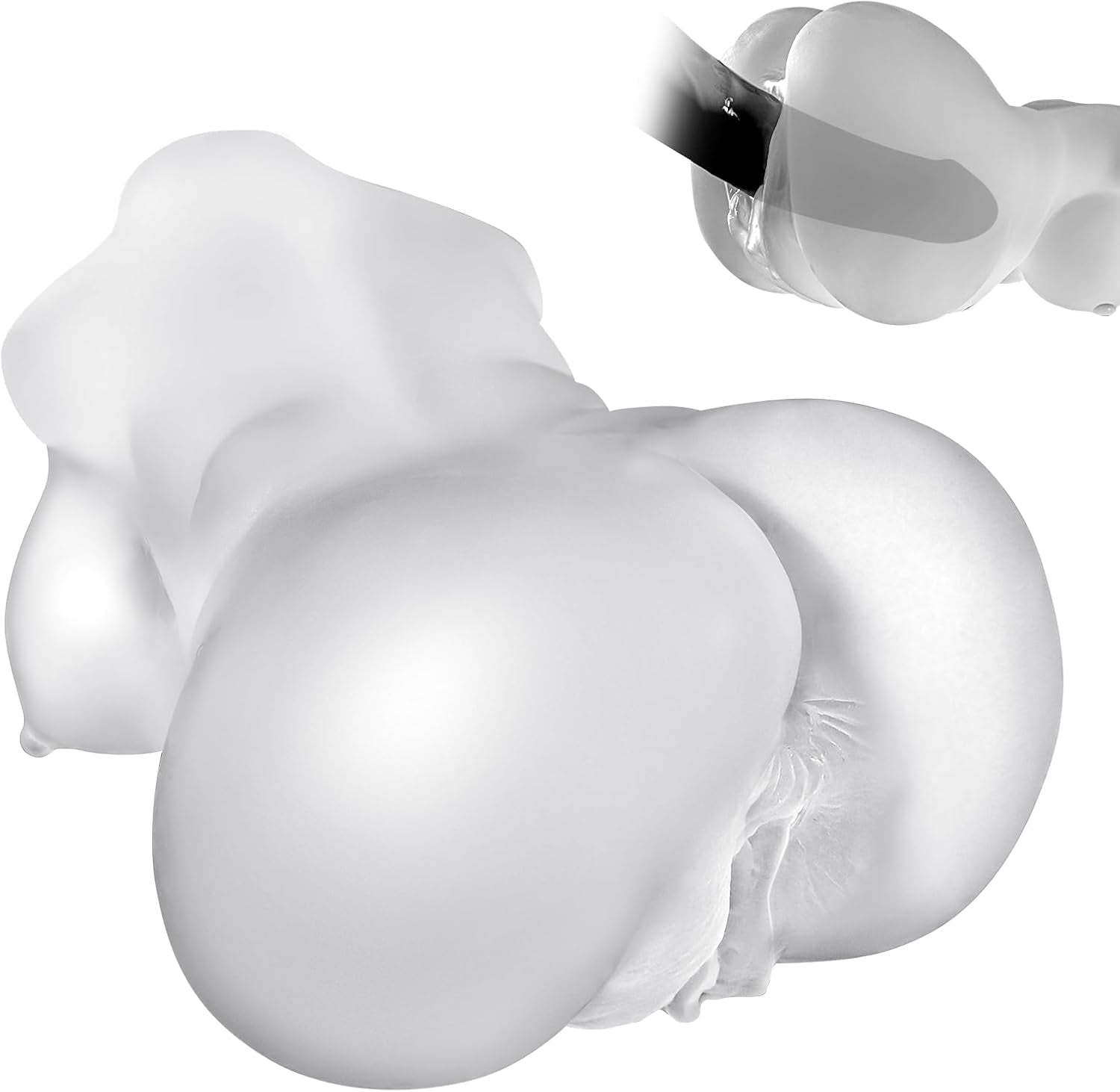 CurveCrave Transparent Sex Doll Stroker